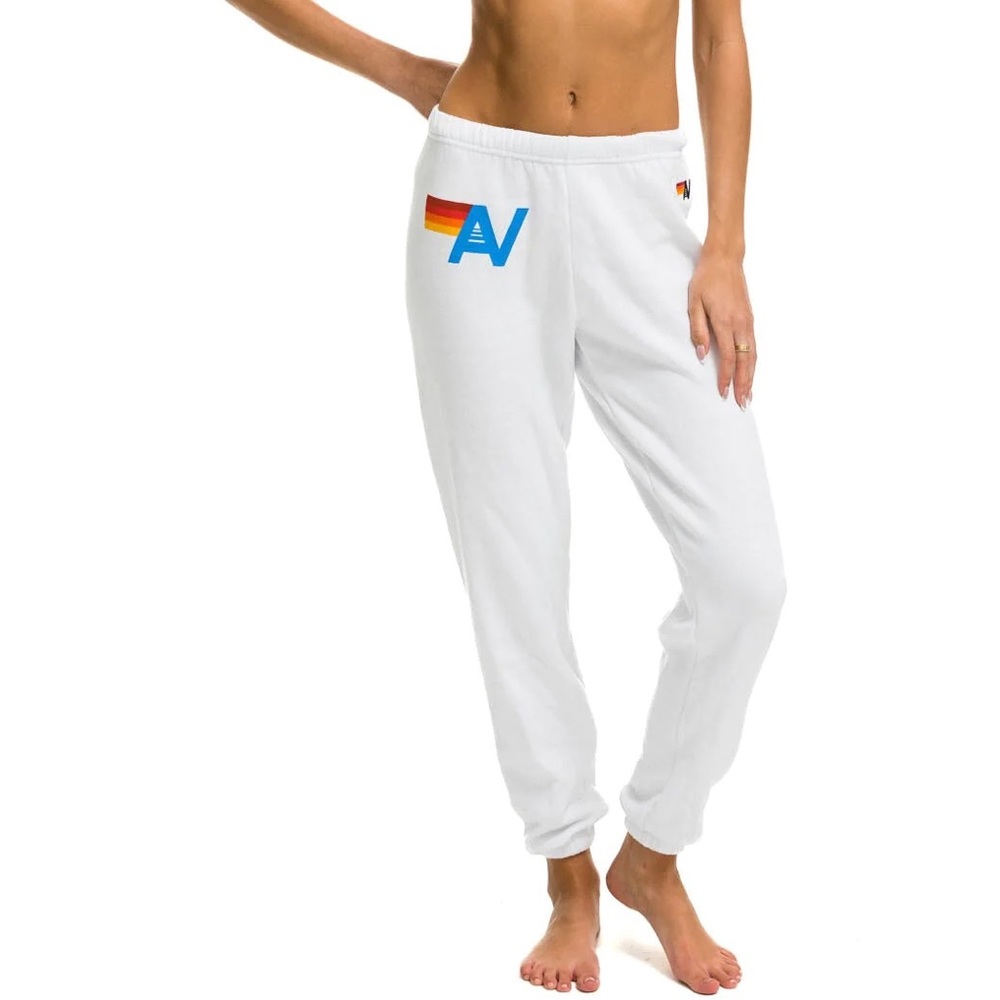 Aviator Nation White Logo Sweatpants